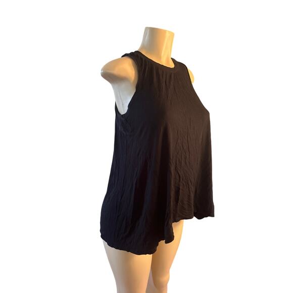 Women XS Sweaty Betty Easy Peazy Vest Black Tank Top Sleeveless Breathable - Picture 1 of 6